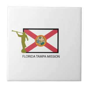 AZULEJO DE CERÂMICA CTR DA MISSÃO LDS DE FLORIDA TAMPA