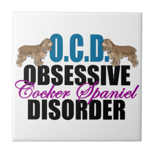 Azulejo De Cerâmica Cubo Cocker Spaniel