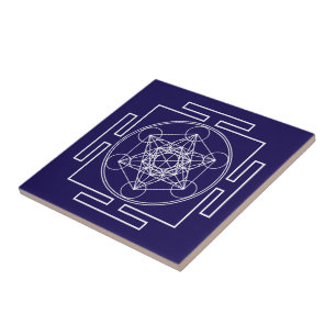 Azulejo De Cerâmica Cubo do Metatron