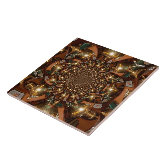 Azulejo De Cerâmica Cultura de prata e ouroElegante de chá - Vintage S (Lateral)