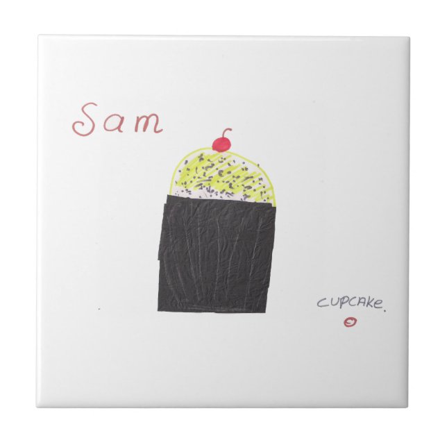 AZULEJO DE CERÂMICA  CUPCAKE (Frente)