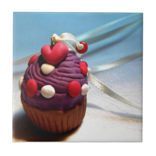Azulejo De Cerâmica Cupcake dos namorados