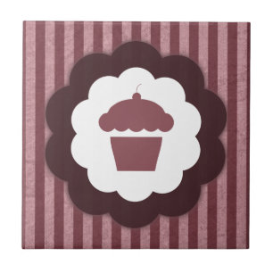Azulejo De Cerâmica cupcake vintage