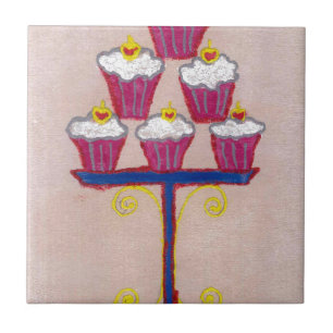 Azulejo De Cerâmica Cupcakes de matata de Hakuna
