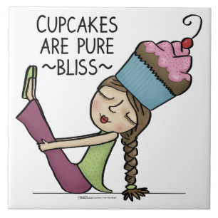 Azulejo De Cerâmica Cupcakes são pura felicidade