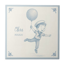Azulejo De Cerâmica Custom personalized baby boy name 