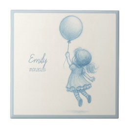 Azulejo De Cerâmica Custom personalized baby girl name 