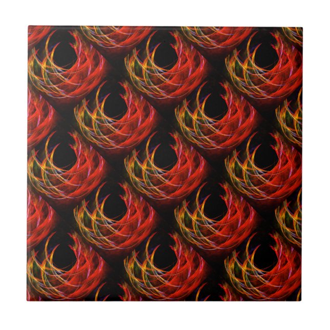 Azulejo De Cerâmica Cute Modern Boho Elegant Abstract Art Pattern #503 (Frente)