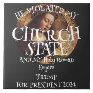 Azulejo De Cerâmica Czar Rue Mentiroso Trump GOP Congresso Ordem Democ