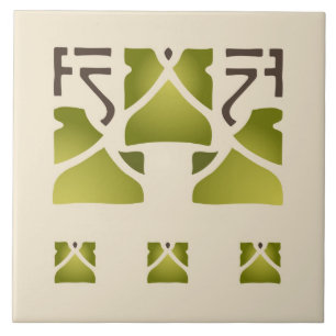 Azulejo De Cerâmica Da "trio adoptivo folha " de Helen