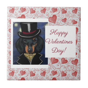 AZULEJO DE CERÂMICA  DACHSHUND