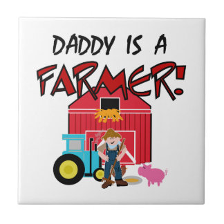 Azulejo De Cerâmica daddyisafarmerTEE