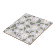 Daisy Floral Grandmillennial Suave Lilás Pastel