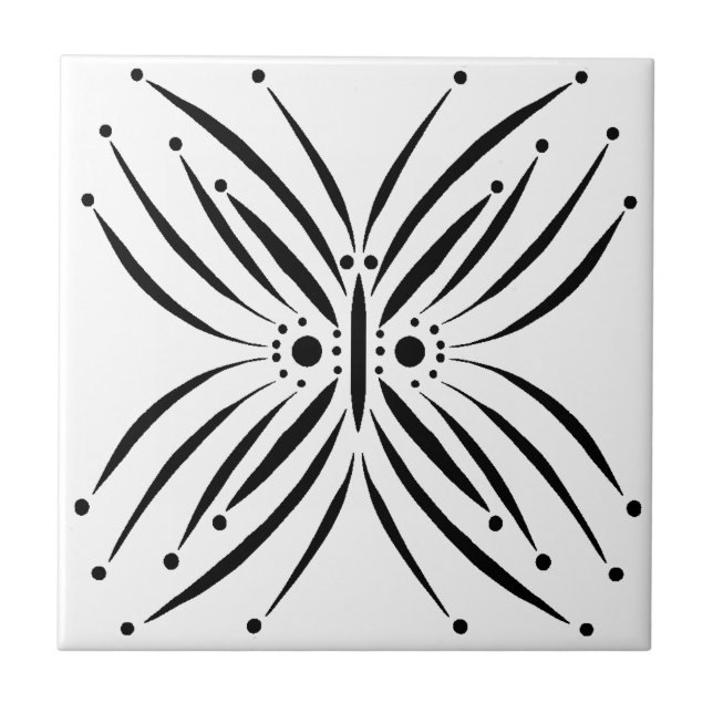 Azulejo De Cerâmica Daît Butterfly (Frente)