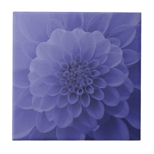Azulejo De Cerâmica Dália azul