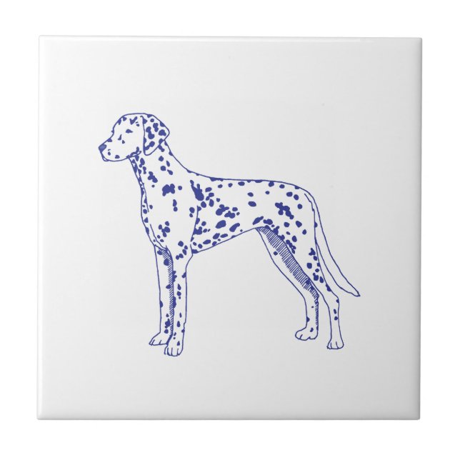 Azulejo De Cerâmica Dalmatiner (Frente)