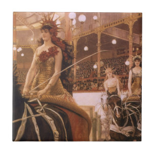 Azulejo De Cerâmica Damas dos Carros (também conhecido como Circo) por