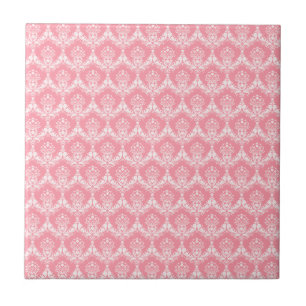Azulejo De Cerâmica Damáscara a rosa