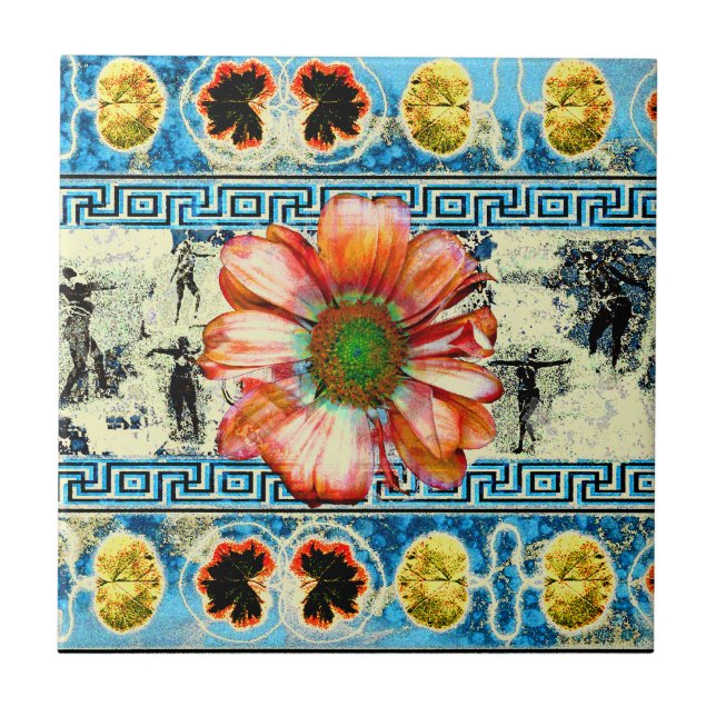 Azulejo De Cerâmica Dança Antiga (Frente)