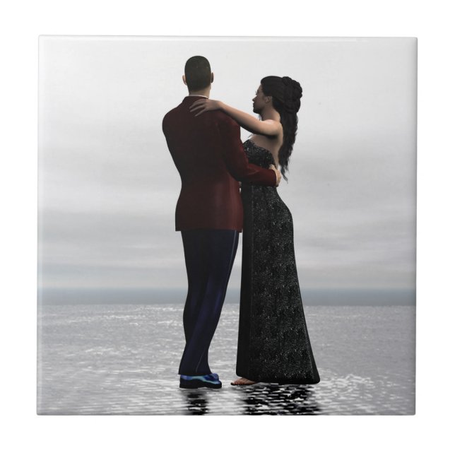 Azulejo De Cerâmica Dança Comigo (Frente)