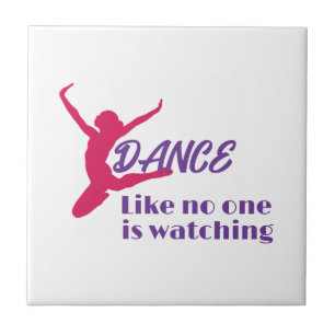 Azulejo De Cerâmica Dança Como Ninguém Está Assistindo