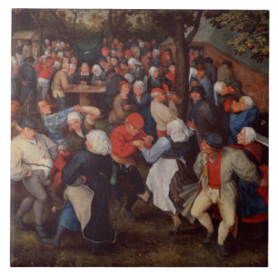 Azulejo De Cerâmica Dança da vila (óleo no painel)