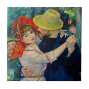 Azulejo De Cerâmica Dança em Boudonal Pierre Renoir
