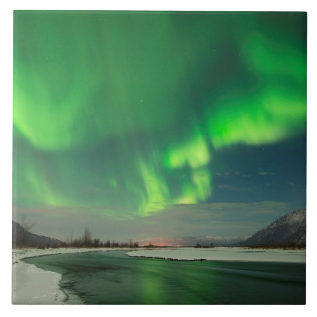 Azulejo De Cerâmica Dançando Aurora (Frente)