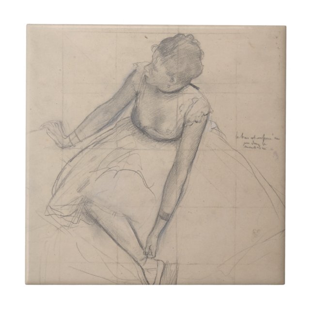 Azulejo De Cerâmica Dançarino que ajusta seu deslizador (Frente)