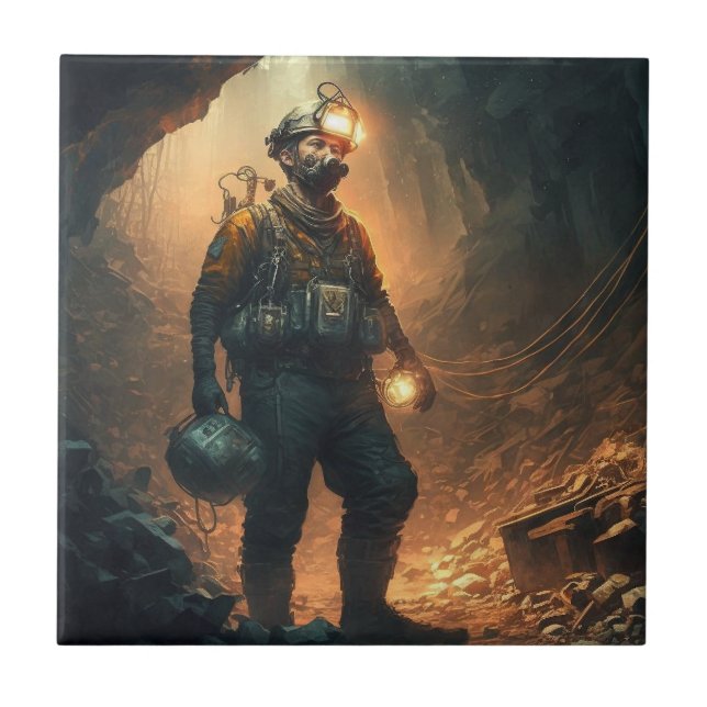 Azulejo De Cerâmica Dangerous Mines (Frente)