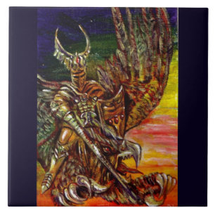 Azulejo De Cerâmica DARK KNIGHT Fantasy