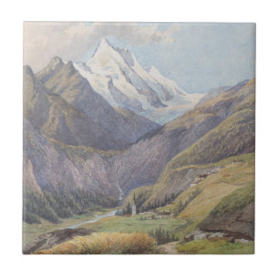 Azulejo De Cerâmica Das Mölltal mit dem Großglockner - Carl Lafite