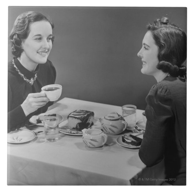 Azulejo De Cerâmica Data do café (Frente)