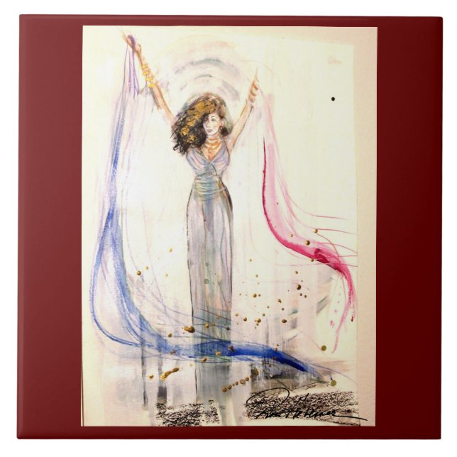 Azulejo De Cerâmica Dazzle! (Frente)