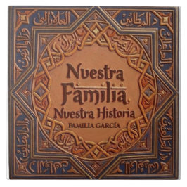 Azulejo De Cerâmica De Cerâmica Artesanal: "Nossa Família, Nossa Histó