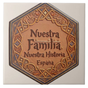 Azulejo De Cerâmica De Cerâmica Artesanal: "Nossa Família, Nossa Histó