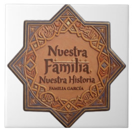 Azulejo De Cerâmica De Cerâmica Artesanal: "Nossa Família, Nossa Histó