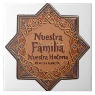 Azulejo De Cerâmica De Cerâmica Artesanal: "Nossa Família, Nossa Histó