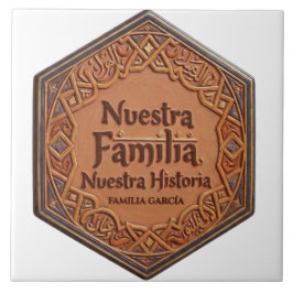 Azulejo De Cerâmica De Cerâmica Artesanal: "Nossa Família, Nossa Histó