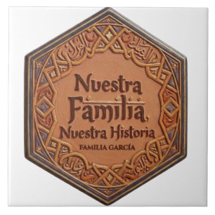 Azulejo De Cerâmica De Cerâmica Artesanal: "Nossa Família, Nossa Histó