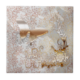 Azulejo de cerâmica de cinza neutra, pequeno (4,25