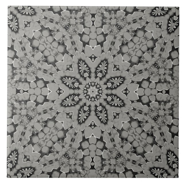 Azulejo de cerâmica de Cinzas sem costura (Frente)