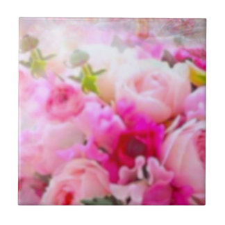Azulejo de cerâmica de design rosa-rosa elegante m