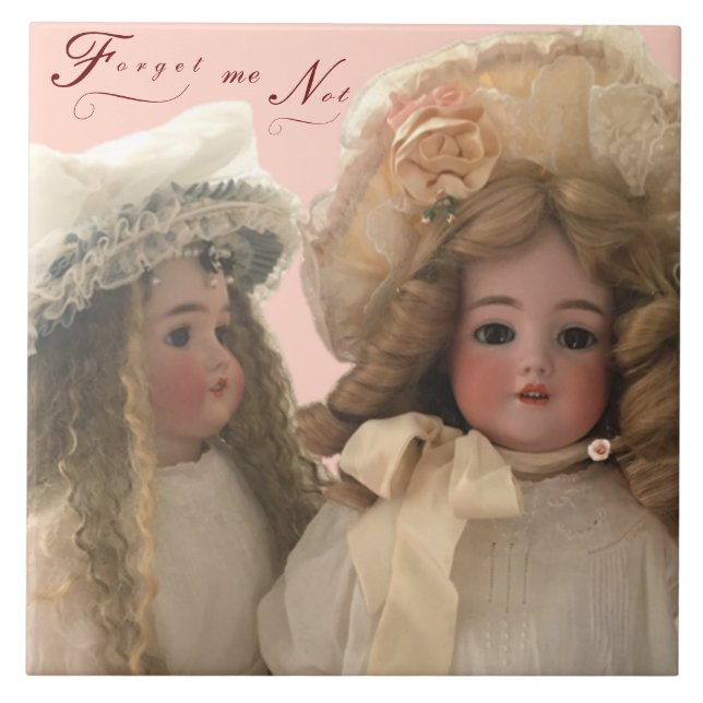 Azulejo de cerâmica de Dolls Antiques (Frente)