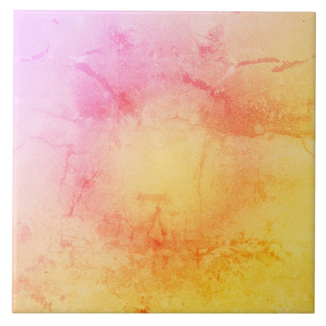 Azulejo de cerâmica de gradiente sunset (Frente)