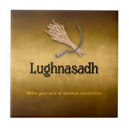 Azulejo de cerâmica de Lughnasadh personalizável
