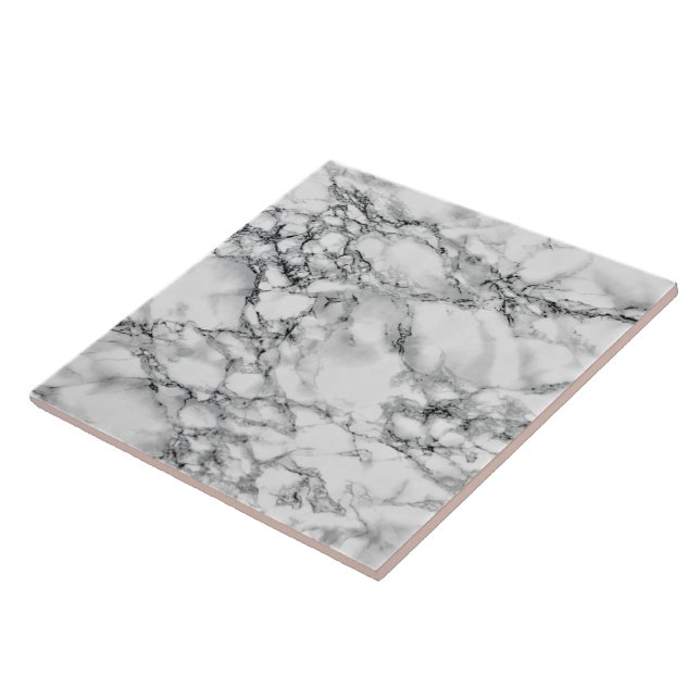 Azulejo de cerâmica de Mármore Branco Faux (Lateral)