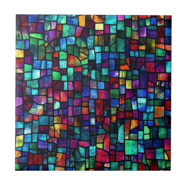 Azulejo de cerâmica de mosaicos (Frente)