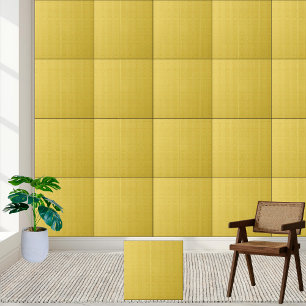 Azulejo de Cerâmica de Padrão Amarelo Geométrico