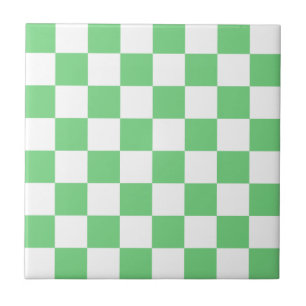 Azulejo de Cerâmica de Padrão Verificado Retrovers